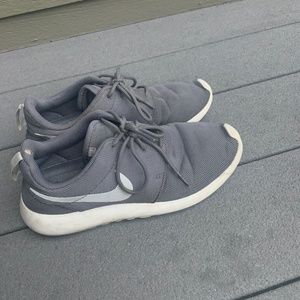 Grey Nike Roshes Women size 9